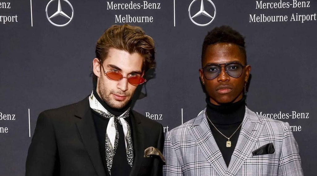 Peter Sambia at Mercedes-Benz Fashion Show