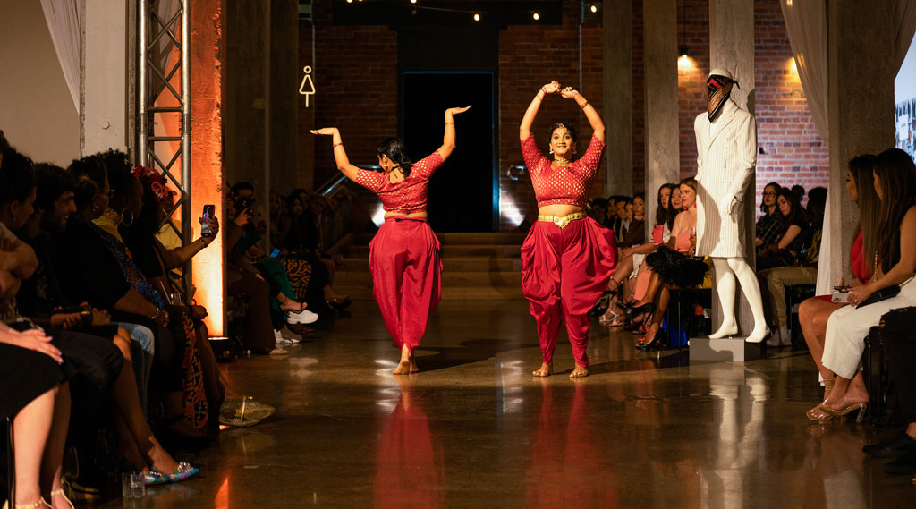 Models at Praema fashion show